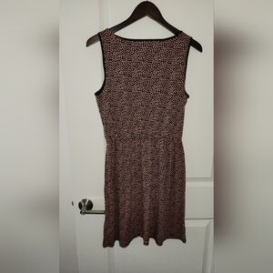 Black and Pink Patterned Dress